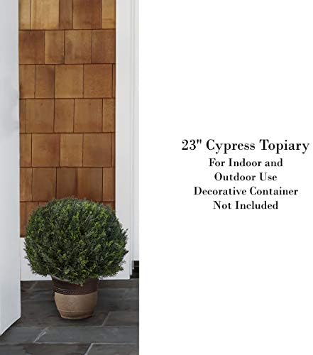 Artificial Cypress Topiary 23 Incher Ball Style