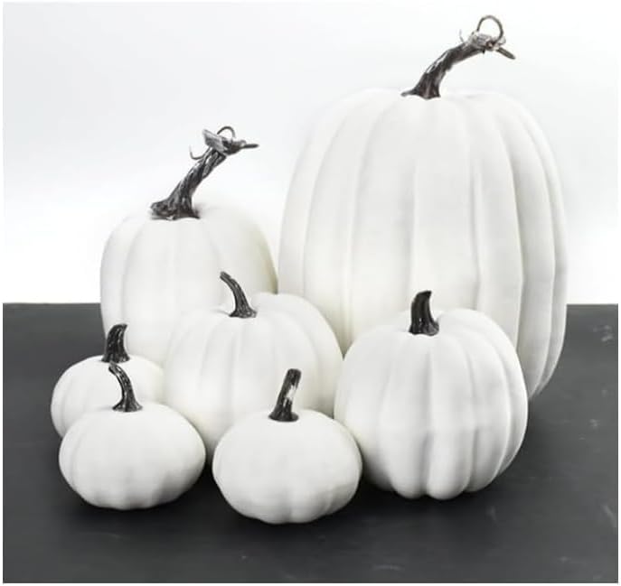 WESAPPINC Artificial Pumpkins 14PCS for Fall Decor