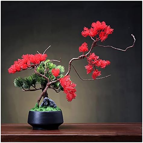 Artificial Pine Bonsai Tree 18 Inches Decorative Potted Plant
