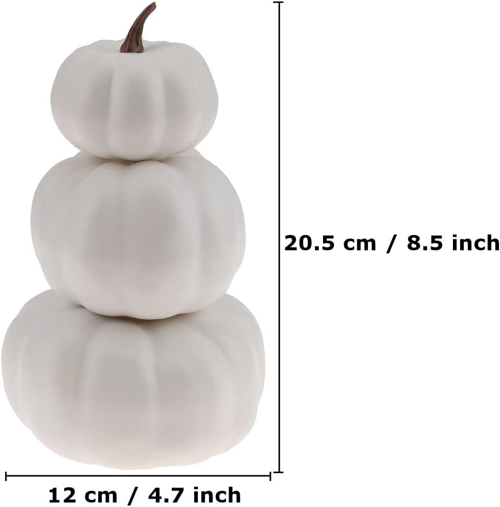 Gresorth Stacked Fake Pumpkin Decor Towel