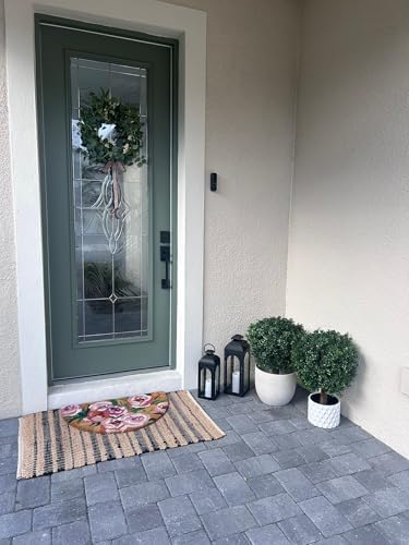 GarveeHome 24 Inch Artificial Topiary Boxwood Ball Set of 2