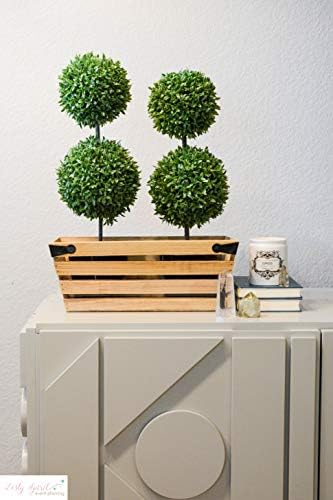 Admired By Nature Artificial Topiary Plants 2 Pack