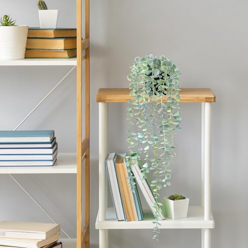 HOFMEFY Artificial Hanging Eucalyptus Plant 23 Inch