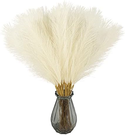 50PCS Beige Artificial Pampas Grass Decor