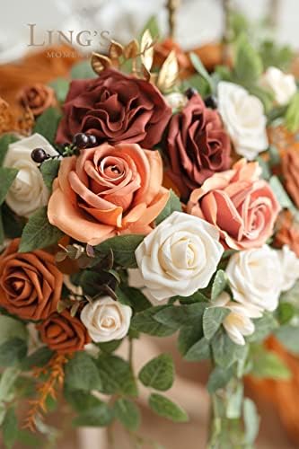 Lings Moment 2PCS Terracotta Artificial Flower Swags