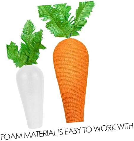 Fondotin Craft Foam Carrots for Easter Decor and Crafts