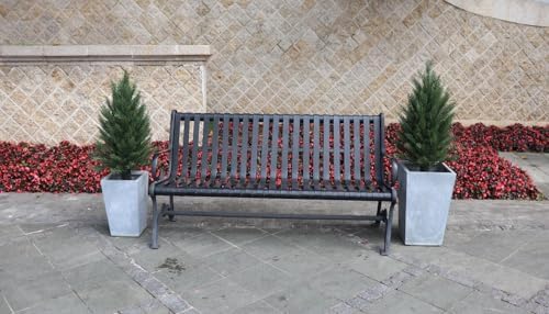 3ft Artificial Cypress Topiary Plant with UV Protection