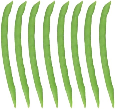 Lifelike Green Beans Artificial Decor 8 Pieces