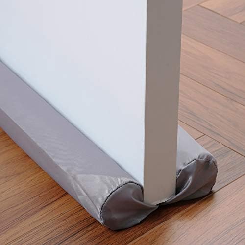 ClauCiel Under Door Draft Stopper Gray Adjustable
