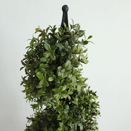 48 Inch Spiral Artificial Topiary Tree Set of 2