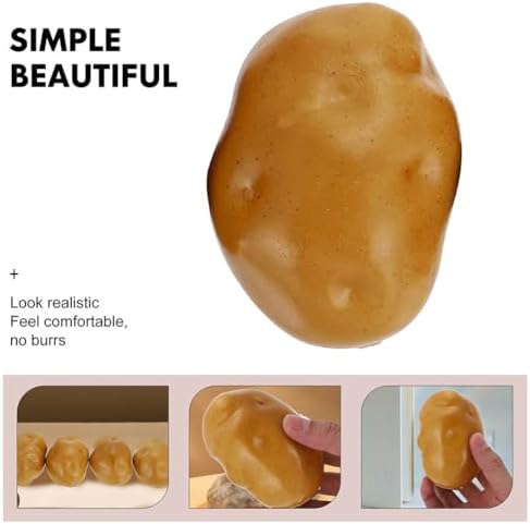 STOBOK Fake Mini Vegetable 20pcs Artificial Potatoes Decor