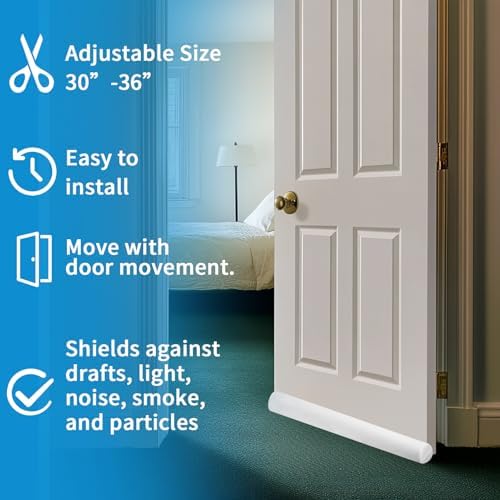 Neween Door Draft Stopper for Winter Insulation