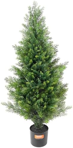VEVOR Artificial Cedar Topiary Tree 36 Inch 2 Pack