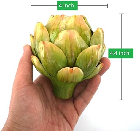 Large Green Artificial Artichokes for Decorations