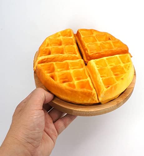 GiftYou 4-Pack Fake Slice Waffle Cake Decor