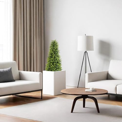 Binnny Flower 3ft Artificial Boxwood Topiary Set of 2