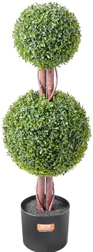 VEVOR Artificial Topiary Tree Set 36 Inch Tall 2 Pieces