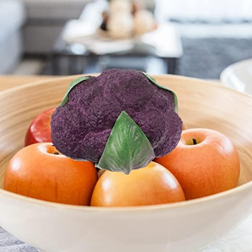 HOMSFOU Artificial Broccoli Decoration for Home Kitchen Photography Props