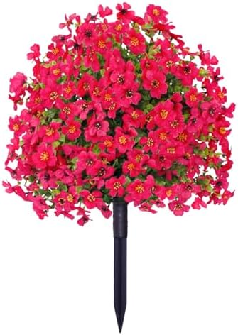 236in Artificial Violet Topiary Tree with Ground Spikes 1