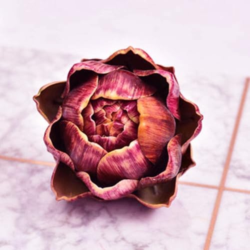 DKALIO Artificial Artichoke Decoration Purple Small 3 pcs