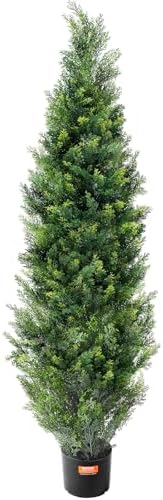 VEVOR Artificial Cedar Topiary Tree 60 inch 2 Pack
