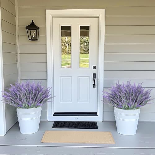 TURNMEON 20 Bundle Artificial Lavender Flowers UV Resistant