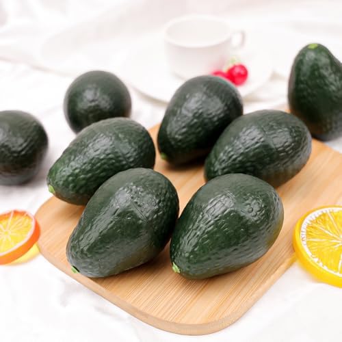 Gresorth 6pcs Artificial Lifelike Avocado Decoration