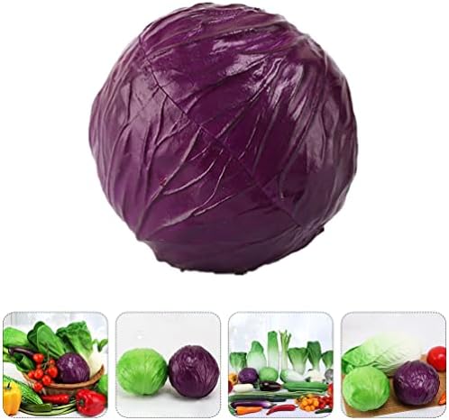 iplusmile Artificial Purple Cabbage Home Decor