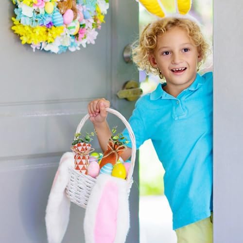 BEIJIALY 4 Pack Easter Fabric Carrots for DIY Decor