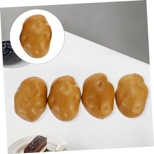 16pcs Realistic Foam Potato Models for Home Kitchen and Photography