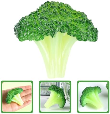 Lifelike Simulated Broccoli Models 4pcs Artificial Vegetable Decorations