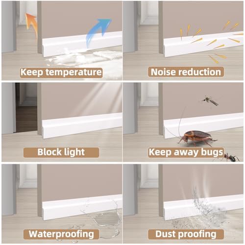 78 Inches Brown Door Draft Stopper Soundproof Seal