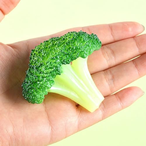 Lifelike Simulated Broccoli Models 4pcs Artificial Vegetable Decorations