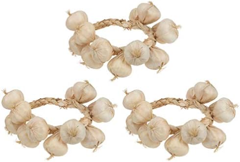 Hemoton 3pc Garlic Hanging Garland Photo Props