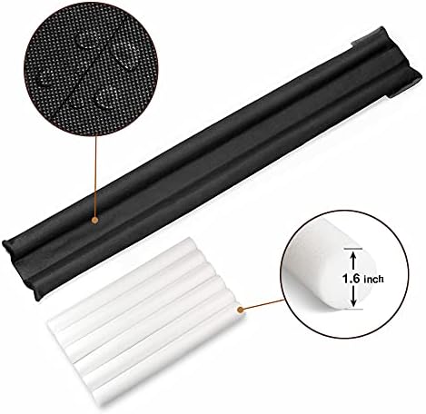 Waterproof Twin Door Draft Stopper Adjustable 30 to 36