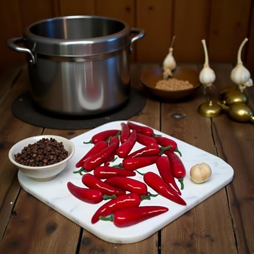 20Pcs Artificial Chili Peppers for Home Kitchen Photography Decor