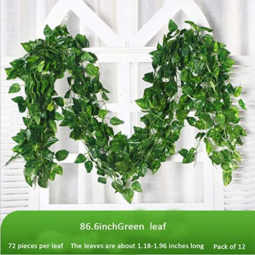 Aeojoor Artificial Ivy Vine Leaves Garland Decor
