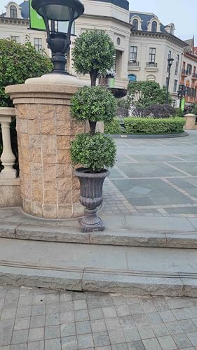 4ft Artificial Boxwood Topiaries UV Resistant 2 Pack