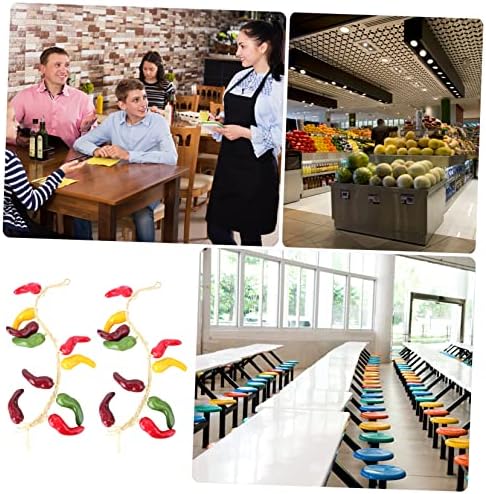 Wakauto 2 Pcs Artificial Vegetable String Decor