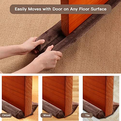 GDHOMM Door Draft Stopper 30-36 Inch Adjustable