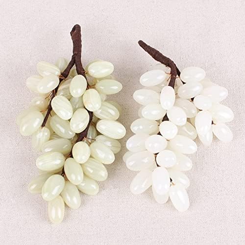 KAFANYA Jadeite Jade Onyx Grapes Decorative Ornament