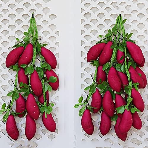 Artificial Pomegranate Fruit String Decor 52cm