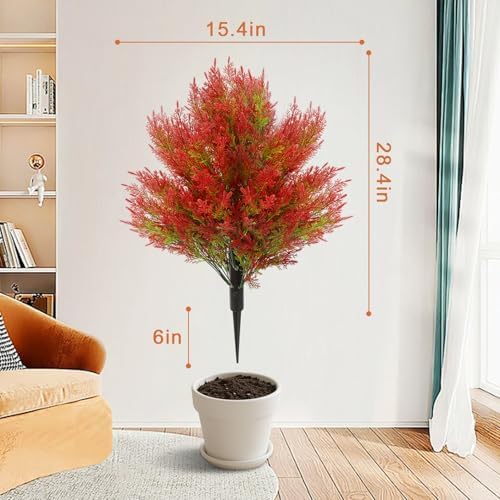 Artificial Topiary Ball Trees 2 Pack 28 Inches UV Resistant