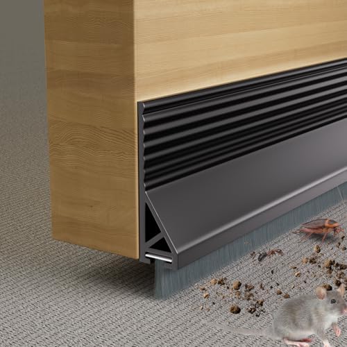39 Inch Under Door Draft Stopper with Brush