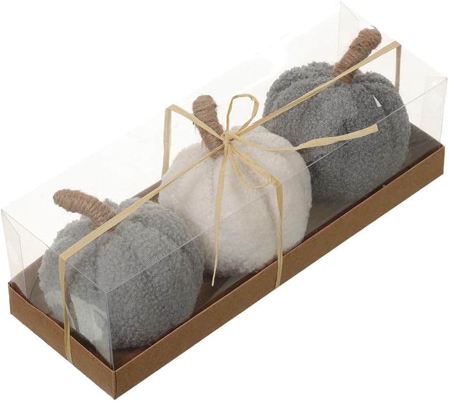 4 Inch High x 124 Inch Wide Artificial Pumpkins Pack of 12