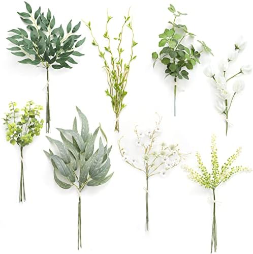 Serra Flora Artificial Greenery Spray Box Set 50pcs Spring Green