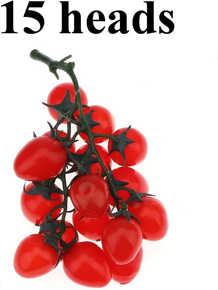 Gresorth Artificial Red Cherry Tomatoes 2 Pack