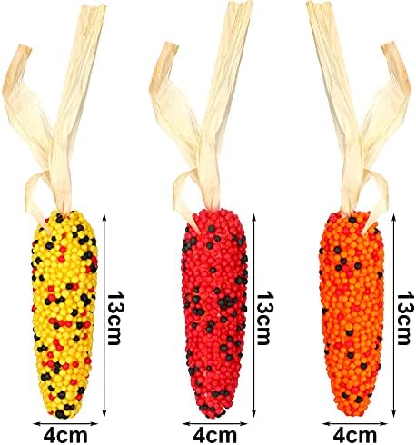 9 Piece Thanksgiving Fake Corn Decor Set 3 Styles