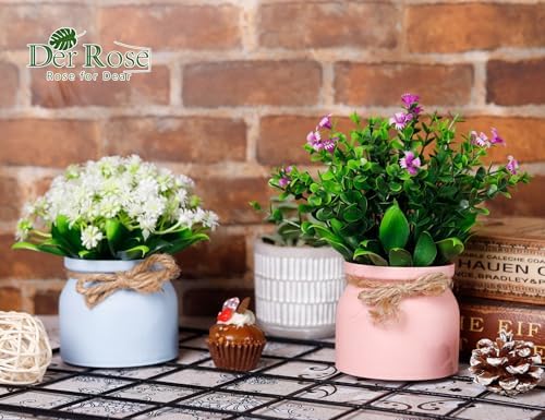 Der Rose 4 Pack Artificial Plants Indoor Decor