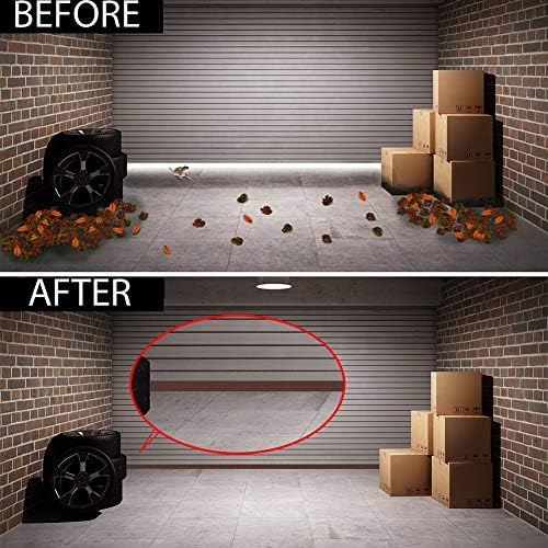 Suptikes Huge Gap Door Draft Stopper 34 W x 39 L Brown